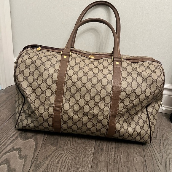 Gucci Handbags - Authentic Gucci Boston Monogram Duffel Bag